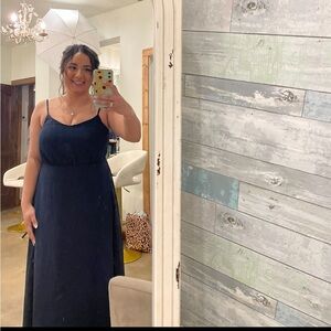 Birdy grey bridesmaid dress- navy size medium